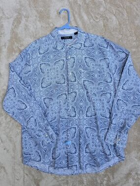 Axis LA Mens Button Up Paisley Print Size L